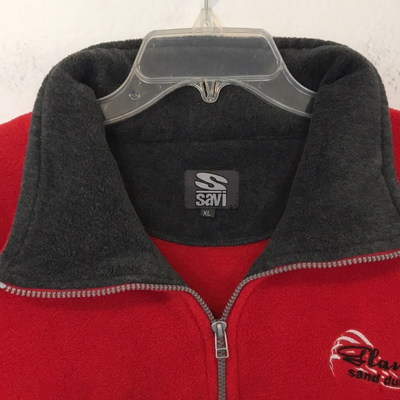 SWEATSHIRT GLAMIS SAND DUNES RED XL BY SAVI EXCELLENT CONDITION! NICE & HEAVY - Picture 4 of 7